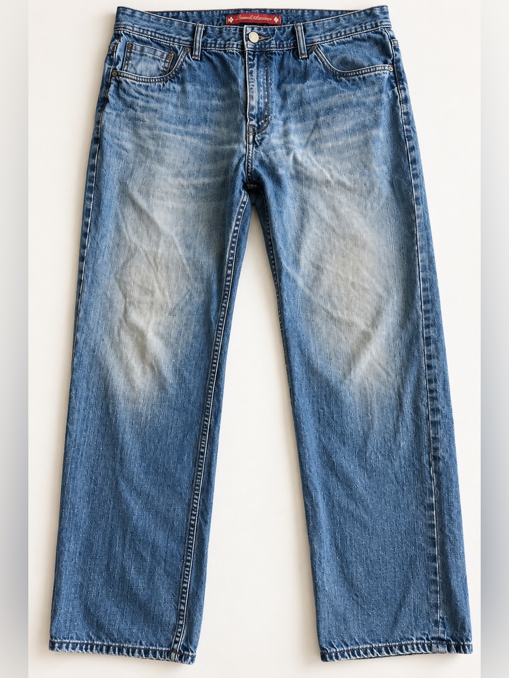 Russell Simmons Argyle Culture Men’s Jeans Size 38 Medium Wash Y2K Hip Hop Denim